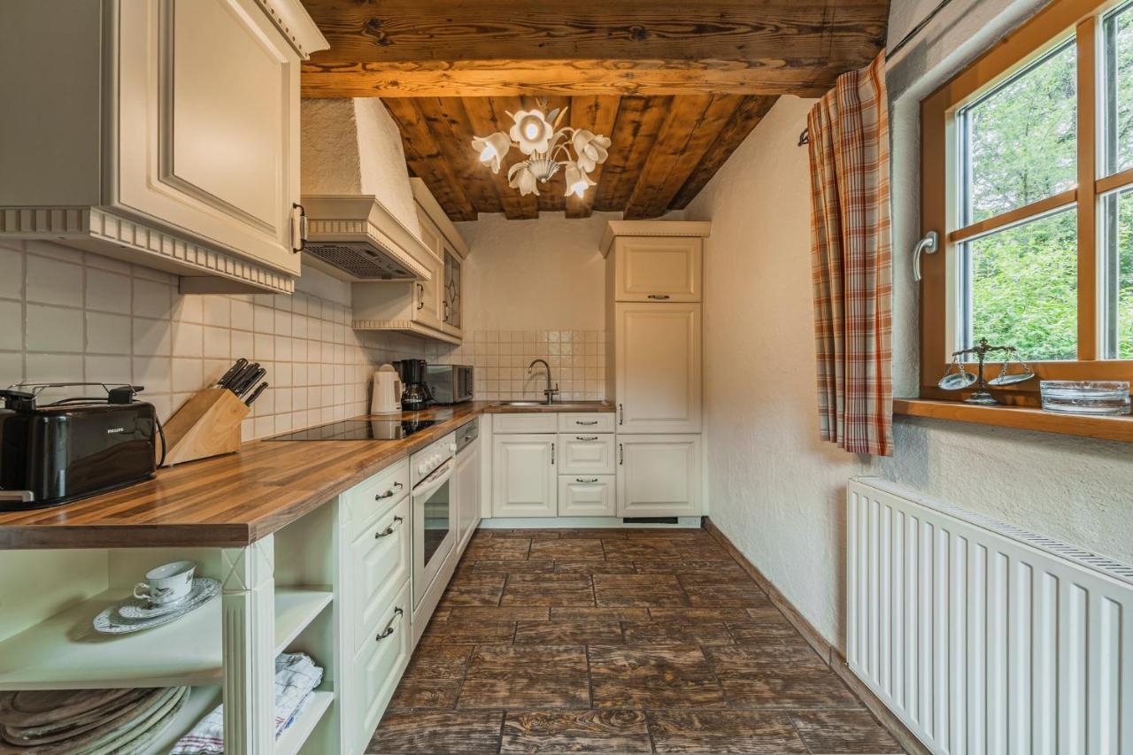 バート・ゴイーザーン Ferienhaus Gut - Eisenlehenヴィラ エクステリア 写真